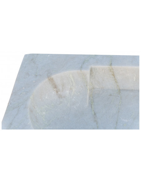 Acquaio in marmo bianco  L77xPR55xH13 cm