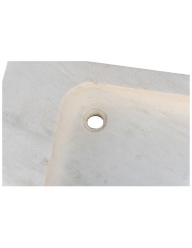 Acquaio in marmo bianco  L89xPR52xH13 cm Acquaio in marmo bianco  L89xPR52xH13 cm