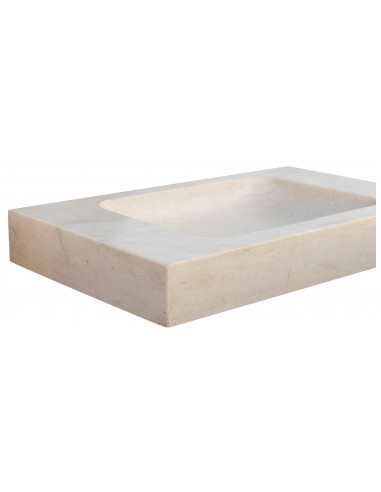 Acquaio in marmo bianco  L89xPR52xH13 cm Acquaio in marmo bianco  L89xPR52xH13 cm