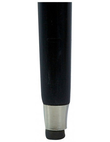 Bengala em madeira e estanho, altura 90 cm Bengala em madeira e estanho, altura 90 cm