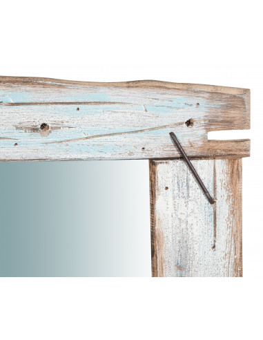 Specchio da parete in legno massello L60XPR3,5XH90 cm Specchio da parete in legno massello L60XPR3,5XH90 cm