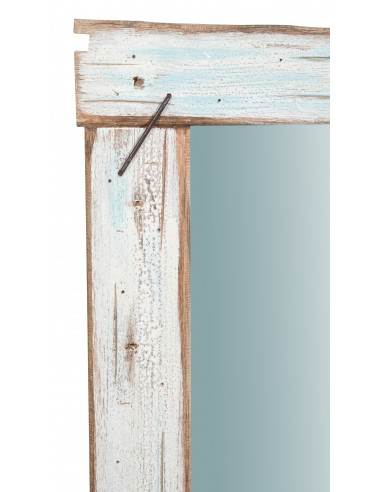 Specchio da parete in legno massello L60XPR3,5XH90 cm Specchio da parete in legno massello L60XPR3,5XH90 cm