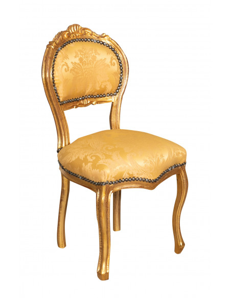 SEDIA STILE FRANCESE LUIGI XVI IN LEGNO MASSELLO DI FAGGIO