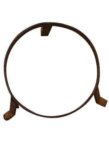 Base portavasi in ferro pieno: foro del portavaso visto dall'alto - Biscottini.it Base portavasi in ferro pieno: foro del portavaso visto dall'alto - Biscottini.it